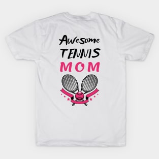 US Open Tennis Mom Racket and Ball T-Shirt